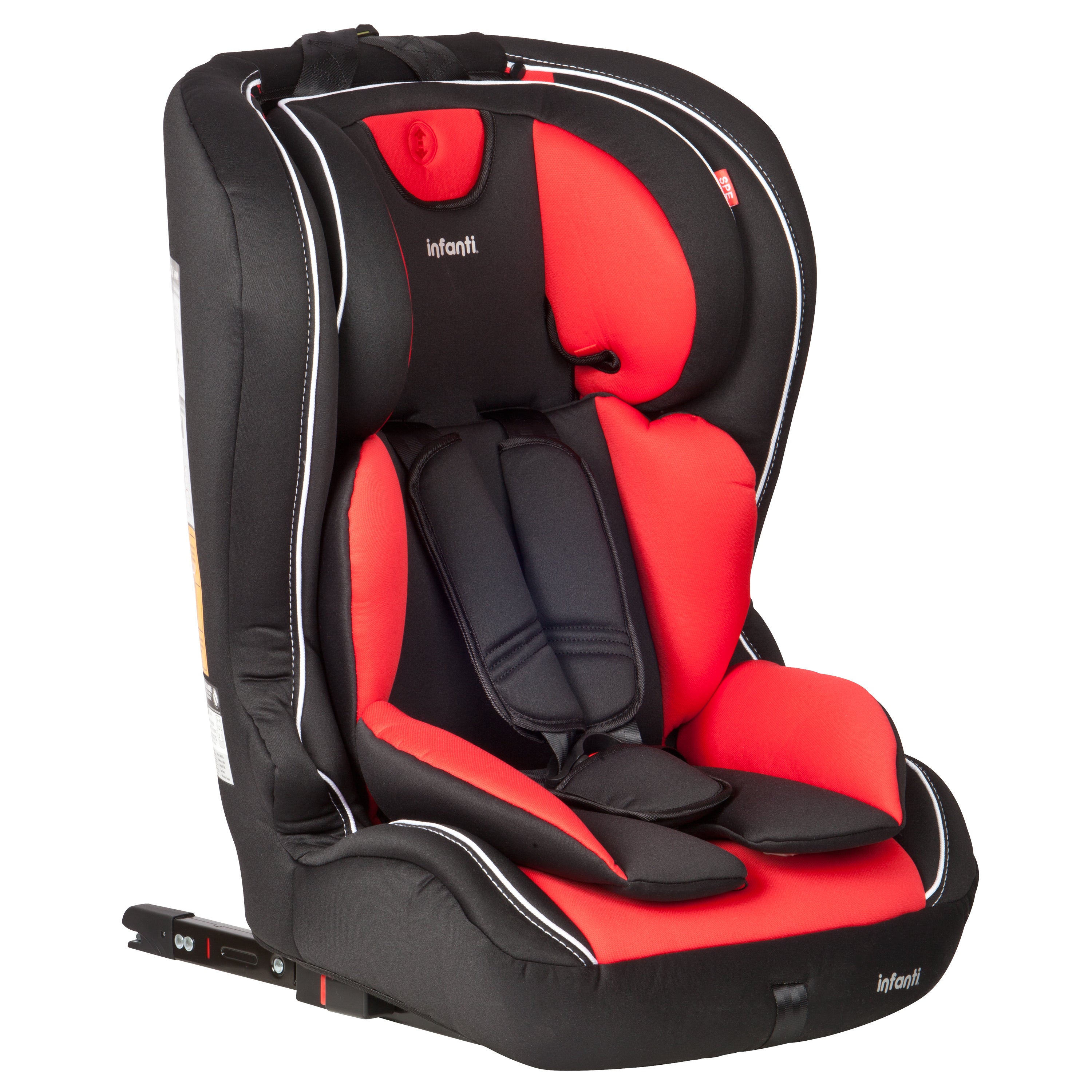 Silla de auto isofix Pepper grupo 1/2/3 - Rojo