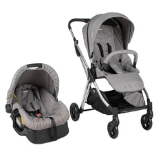 Coche Travel System Smart Walk Gris Claro