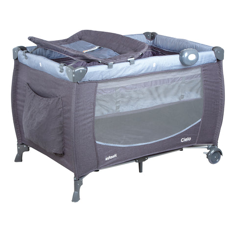 Corral cuna Cielo – 2 en 1 - Gris