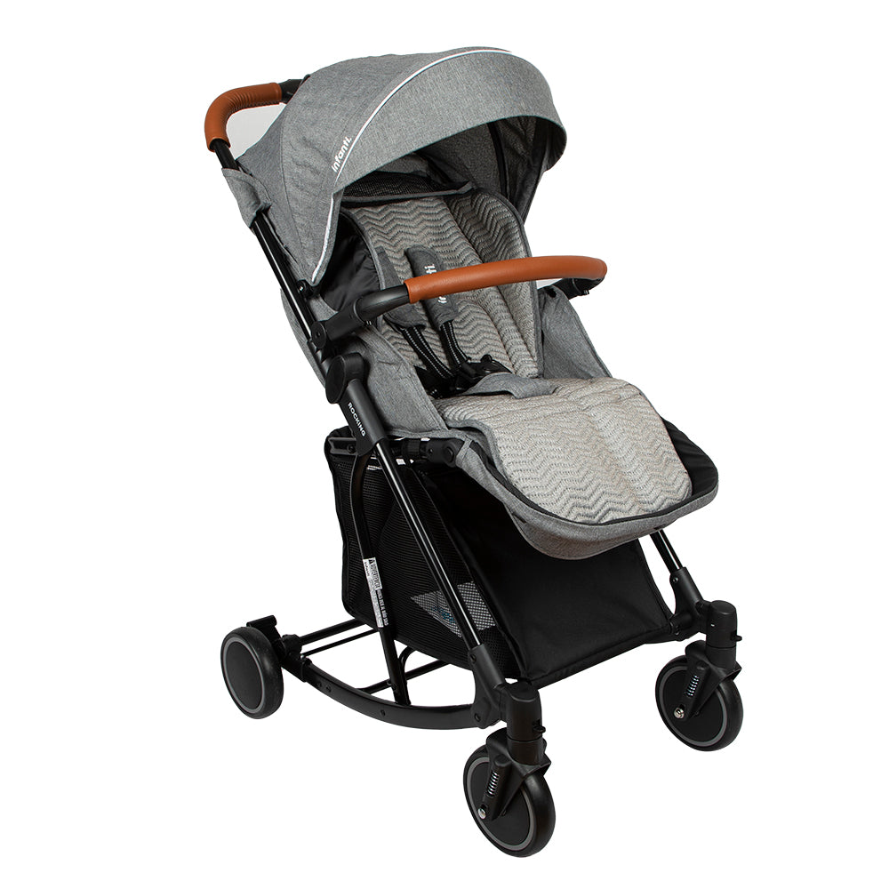 Coche de Paseo Mecedor Rocking Gris