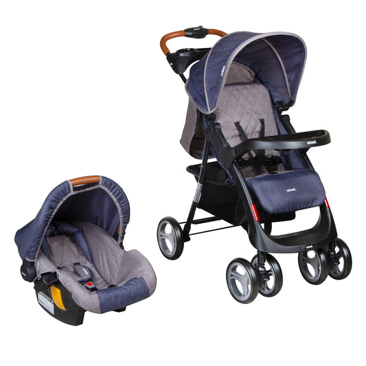 Coche Travel System Pompeya Azul